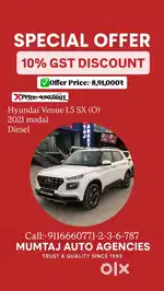 Hyundai Venue SX (O) MT 1.5 Diesel, 2021, Diesel