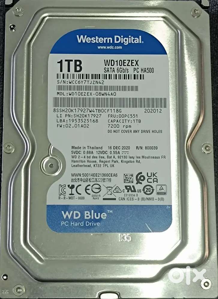 1 TB Desktop (Weston Digital) Hard Disk
