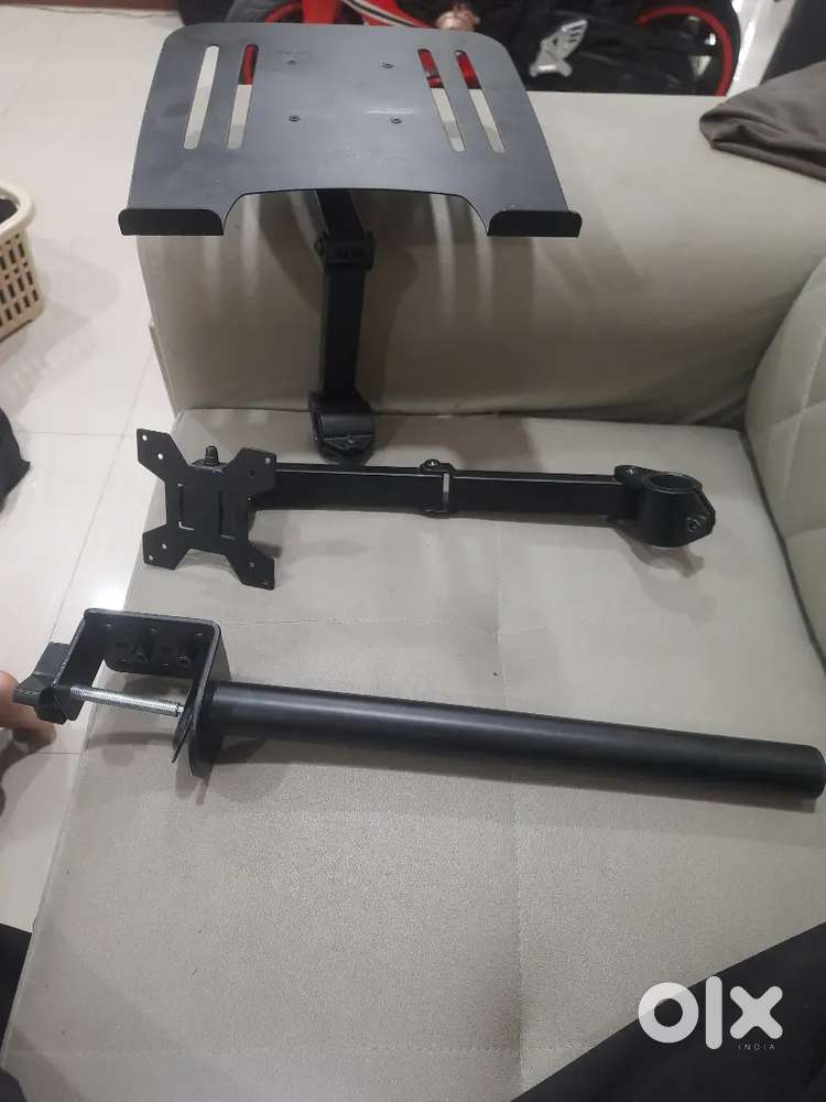 LCD monitor and laptop desk mount