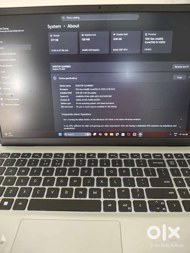 Dell i5 12 gen New