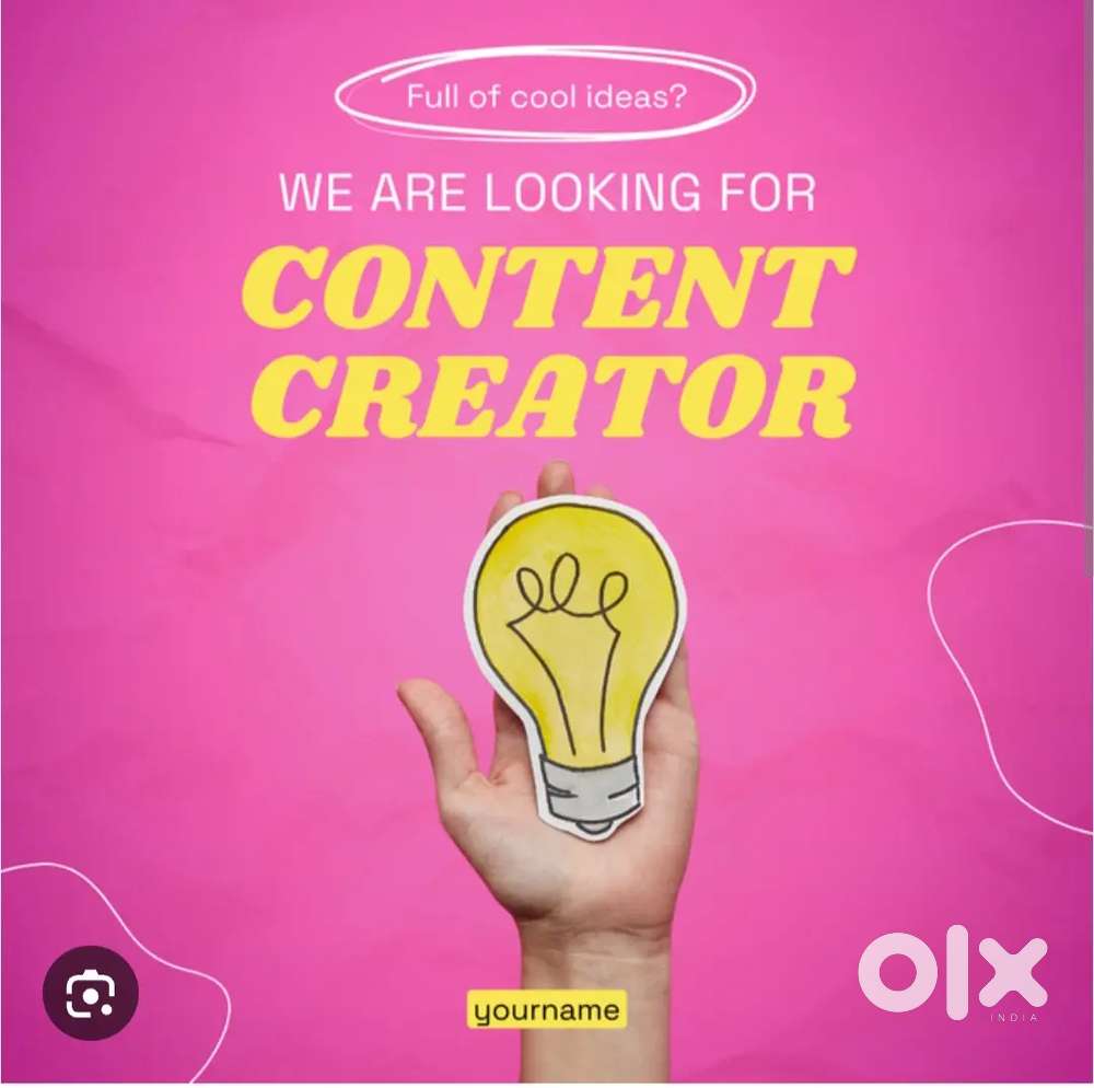 Content creator and making videos