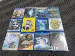 English 3d Bluray Hindi Bluray english Bluray audio cd dvds cassette