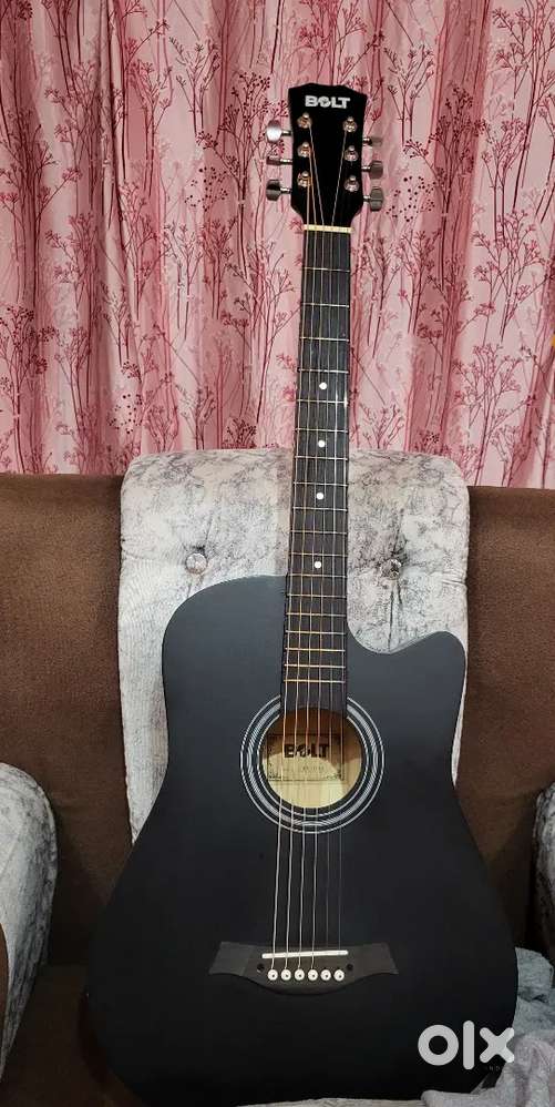 Bolt Black Acoustic Guitar