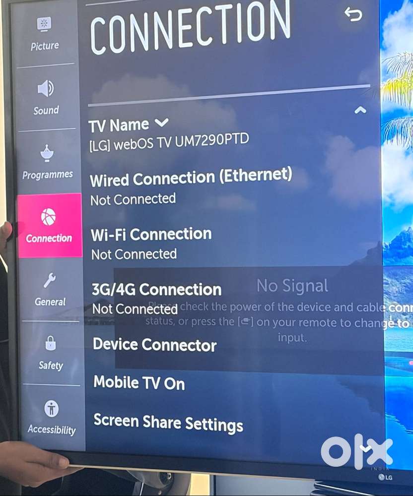 LG TV - 55UM7290PTD - 1Yr used