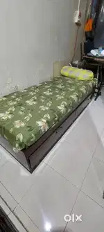 Dining table and couch with mattress for sale