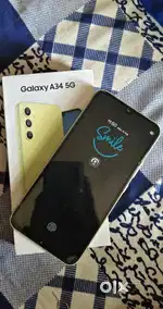 Galaxy a34 5G 8 256 ram rom