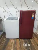 Samsung 192 ltrs single door refrigerator and lg washing machine