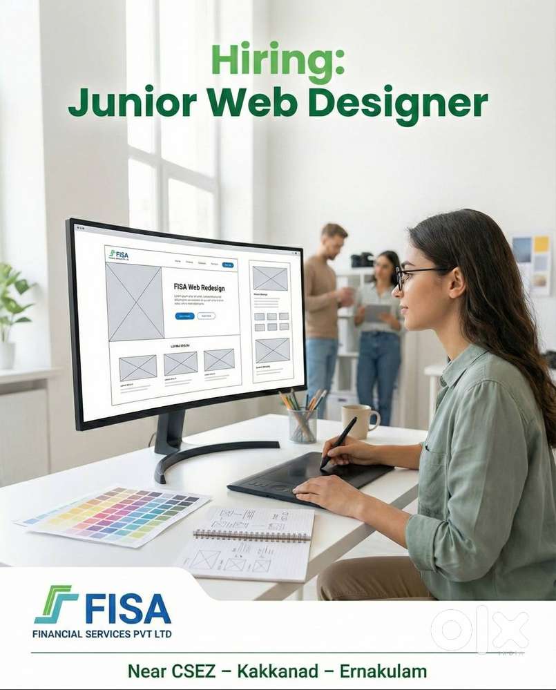 Hiring Junior Web Designer  Freshers Welcome