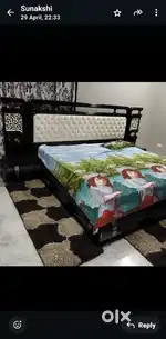 Sangwan wood double bed