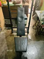 1 bench press, 2 rods, 2 sets of dumbell
Total weight-:70kg