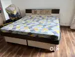 Selling Solid wood bed/L type Sofa/Wardrobes/TV unit & Shoe rack