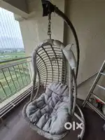 Balcony Hanging Swing Chair with Cushion – Relaxing Jhulla