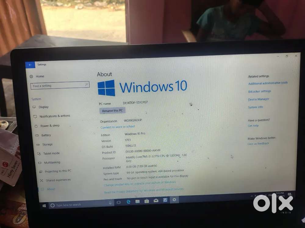 Acer i3 laptop 8gb 512gb