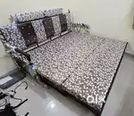 6x6 Ft Sofa cum Bed with Storage (Negotiable)