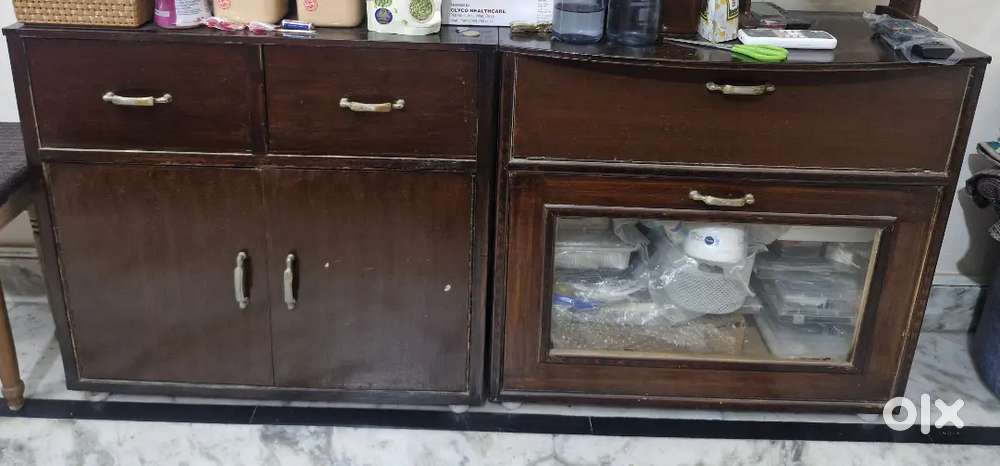 Set of two cabinets - ply board