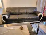 Modern 7 Seater Grey Sofa - Excellent Condition