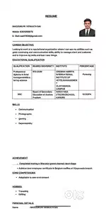 I am a hotel management student