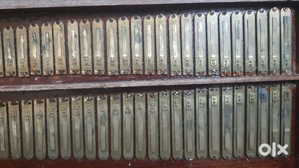 Original German Jubilate Bass and Male harmonium reed (2 line 37 each)