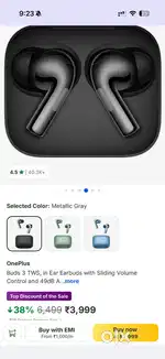 Oneplus buds 3 new condition