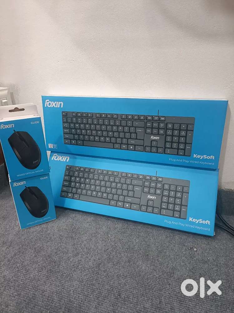New Keyboard and mouse 1 year warranty Price 290