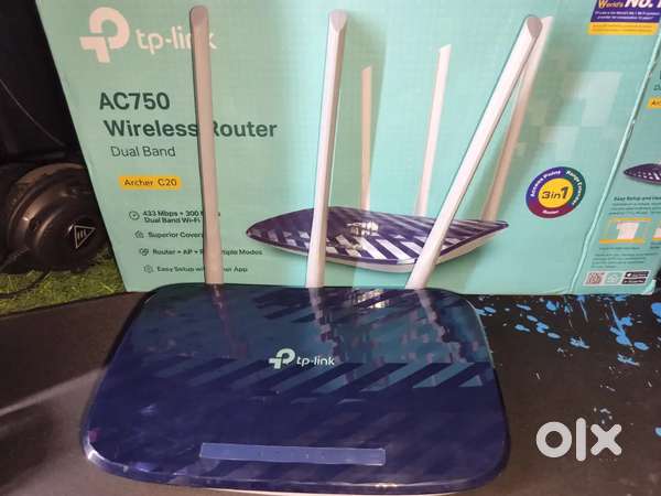 WiFi Router -TP-Link Archer C20 AC WiFi Wireless Router 2.4 GHz, 5 GHz