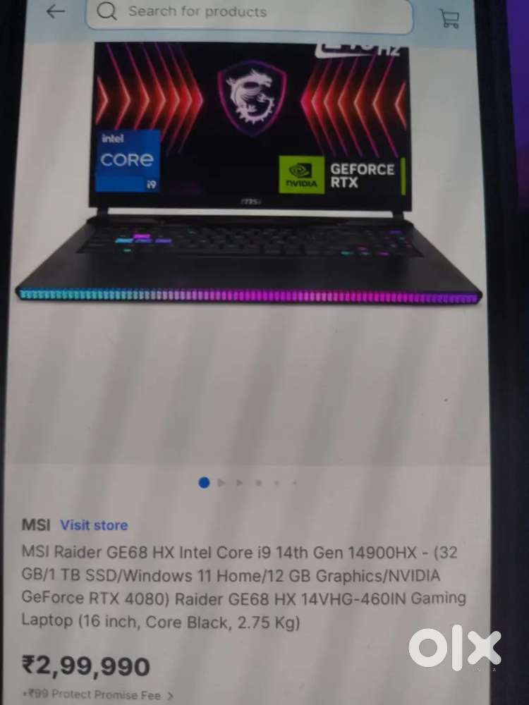 MSI beast, best laptop ever, almost unused with box