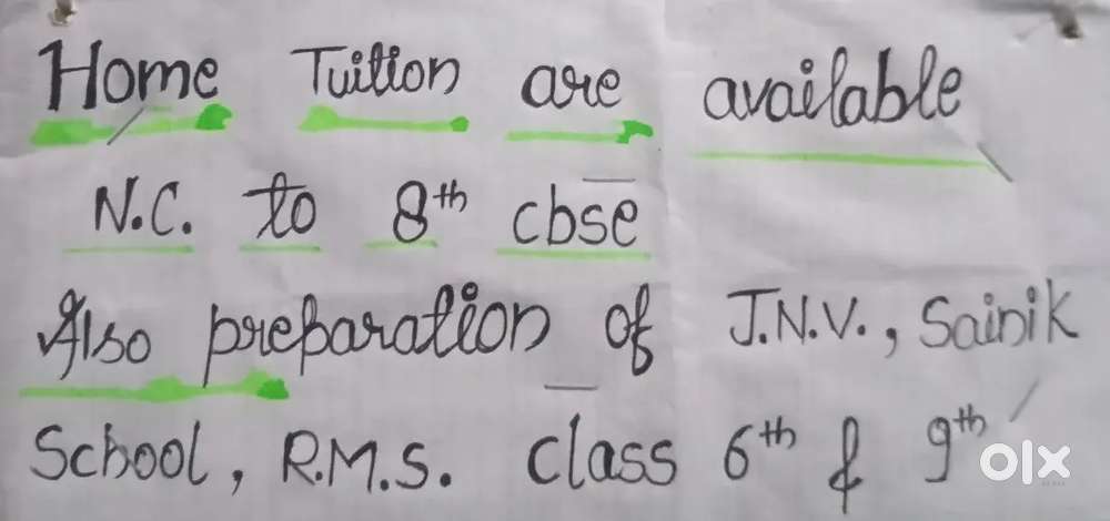 Home tuition service