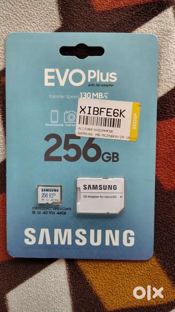 SAMSUNG EVO PLUS 256GB MEMBRY CARD