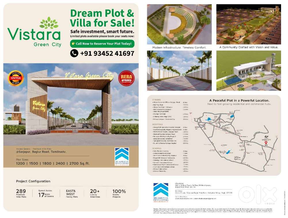 Vistra Green City – 289 Premium Villa Plots with World-Class Amenities