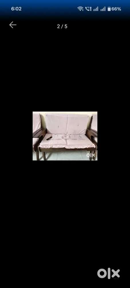 Segun wood sofa 4 seater