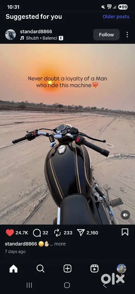 Bullet standard 350  fore sale no emi on cash