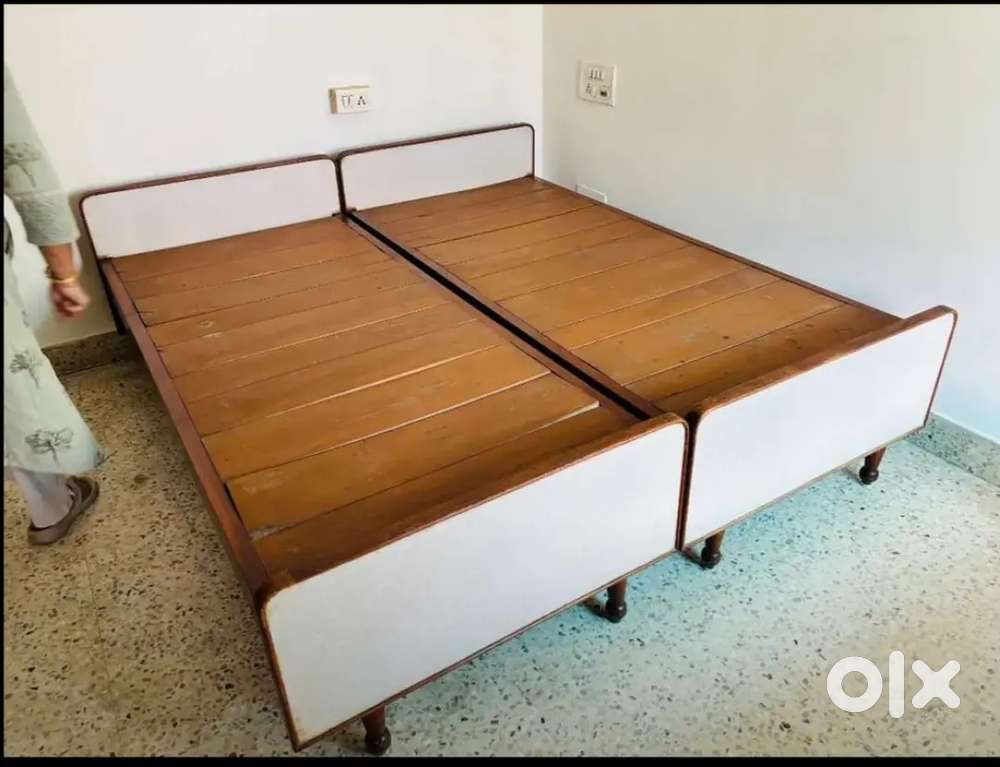 Double bed 6 X 6 - fully wooden and openable