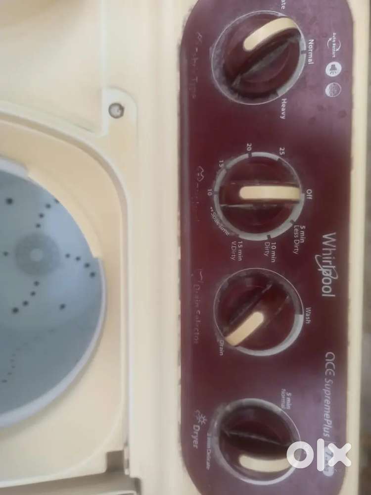 Whirlpool 7.2 kg semi automatic very good working condition