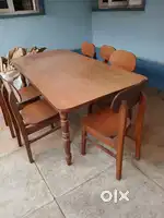 Wooden dining table set