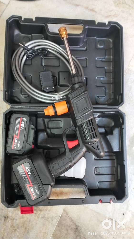 New Car/bike Washer with Double Battery