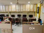 20seater 02Cabin fully furnished office for rent in M G ROAD
