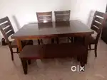 Teak wood dining table