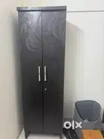 Wooden Cupboard, Steel racks, Office chair