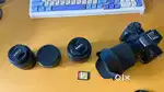 Canon EOS M50 MARK ll with 3 lens, Speed Booster Adopter ND filter