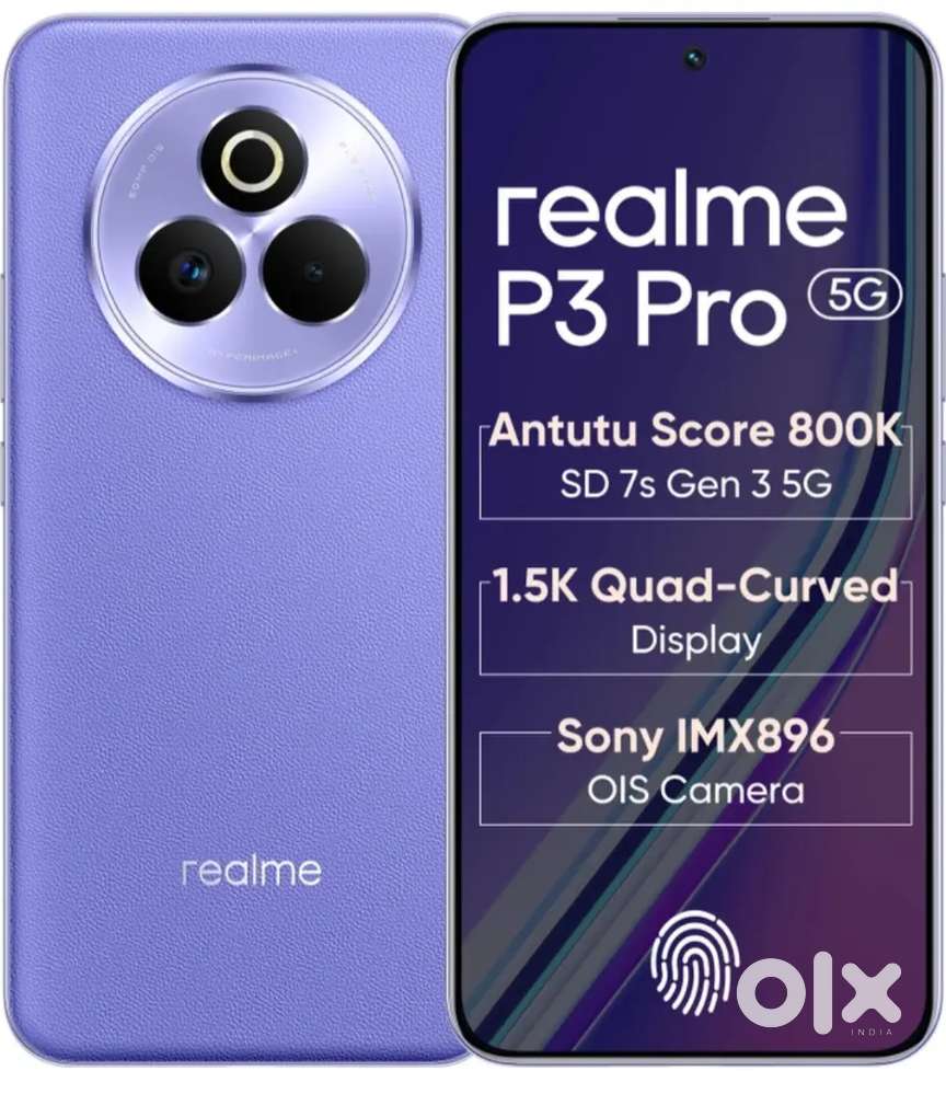 Realme p3 pro 8+8gb/256gb he 7 manth old he