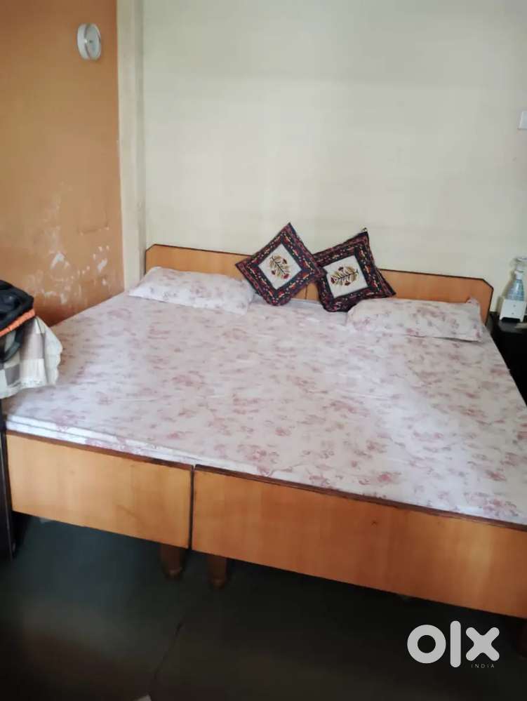 Double bed, Computer table, Dressing