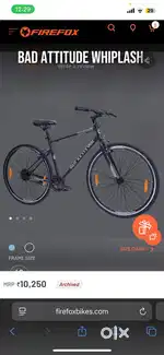 Firefox 1 year used cycle in good condition