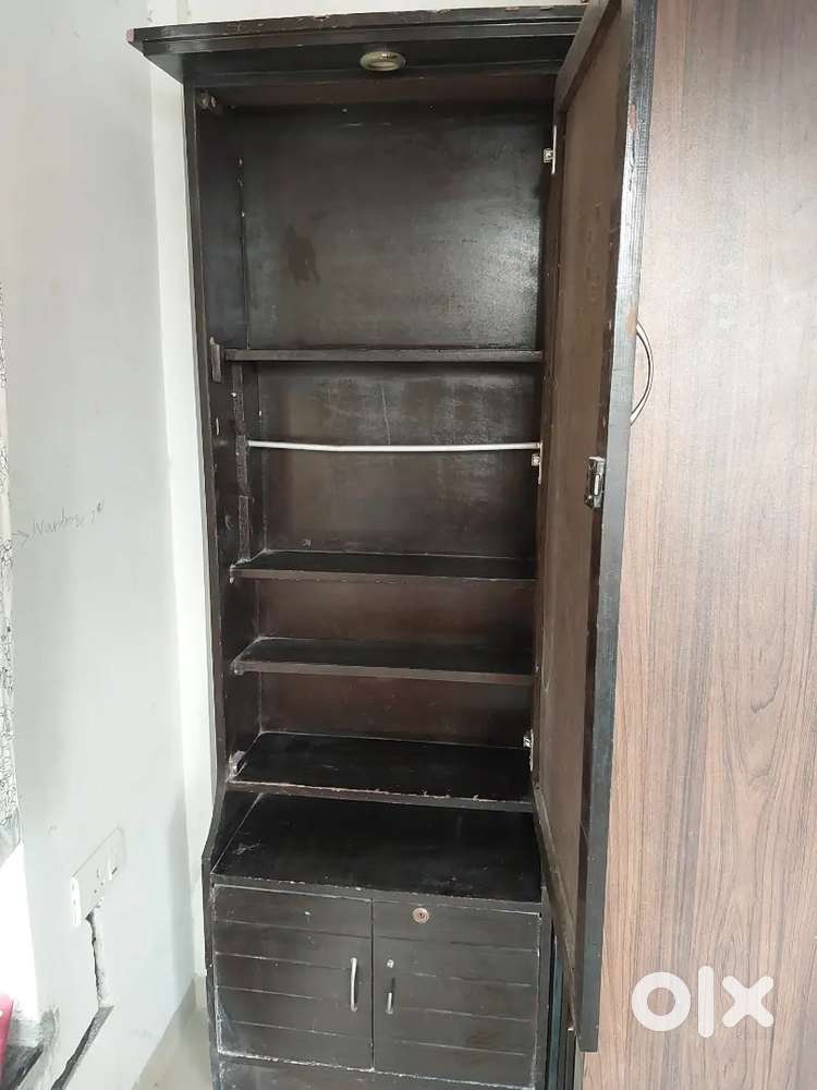 Bed , wardrobe , dressing table , office chair