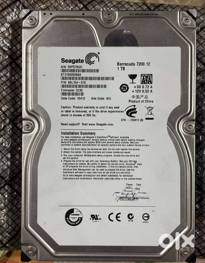 Hard disk 1tb Sata