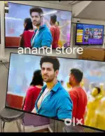 43 inch smart android frameless led tv with 600 channel free