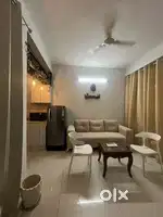 1 bhk flat fully furnished with lift gated society