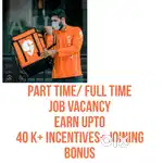 Part time/ full time delivery job