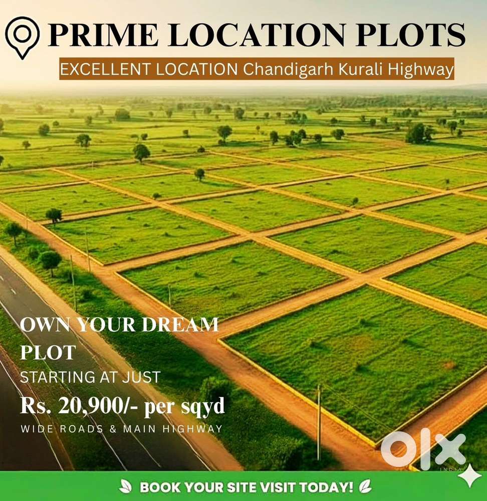 Plots For Sale On kurali Bypass