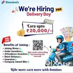 Very good part time job opportunity in dominos