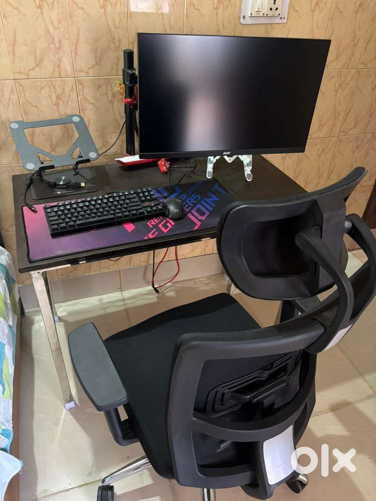 Computer table,Monitor,laptop stand, monitor stand, chair and Table